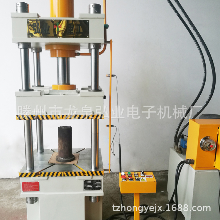 金属冲裁卷边成型折弯四柱液压机 厨房不锈钢制品油压机