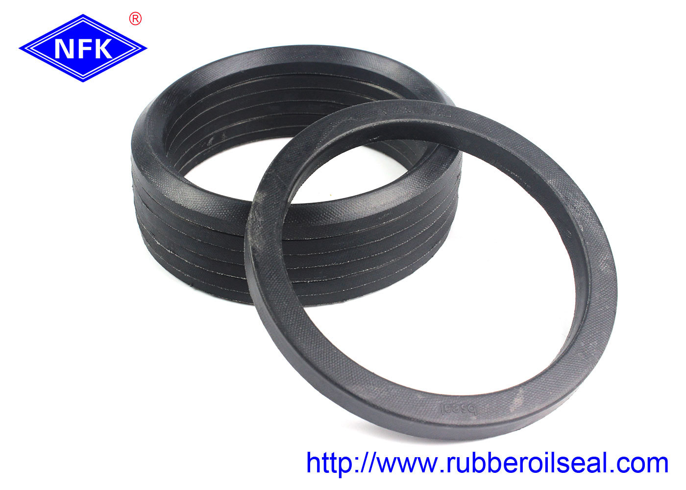 挖掘机密封件 活塞油封 V型夹布 20*30 A环