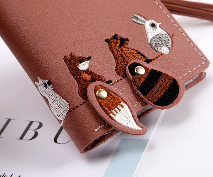 Women's Animal Solid Color Pu Leather Magnetic Buckle Wallets display picture 17