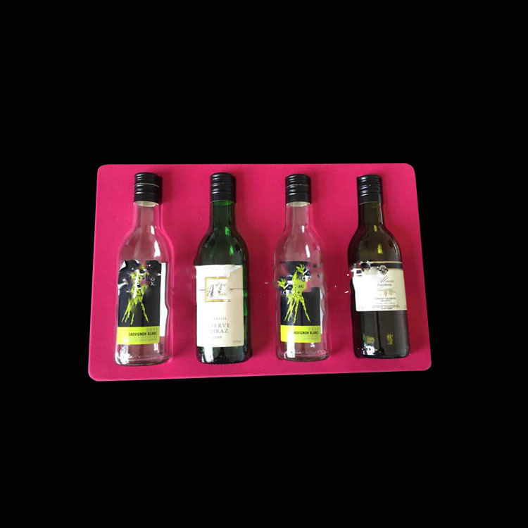 供应吸塑包装ps植绒吸塑泡壳酒具包装内托免费设计可来样加工定做