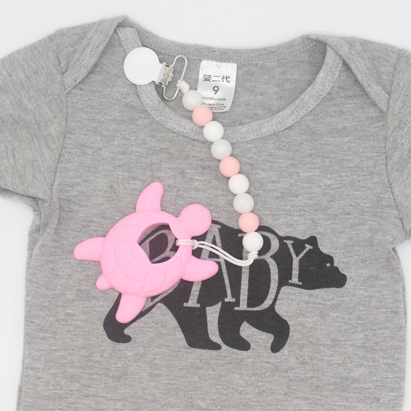 INS silicona chupete cadena AliExpress Amazon popular anti-gota cadena chupete clip bebé anti-perdido cadena