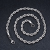 Trend accessory hip-hop style stainless steel with pigtail, necklace and bracelet, bag, chain, European style, simple and elegant design, wholesale