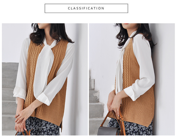 Gilet femme YAN CHUO   en Coton clair - Ref 3317341 Image 15