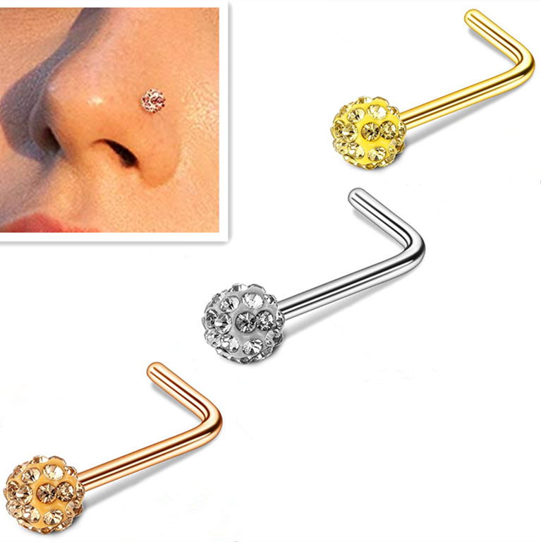 Amazon stainless steel L-shaped nose nai...