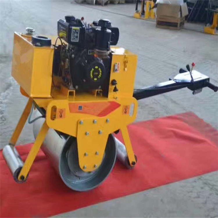 微型手扶单轮双轮压路机厂家直销小型柴油手扶式震动压土机售