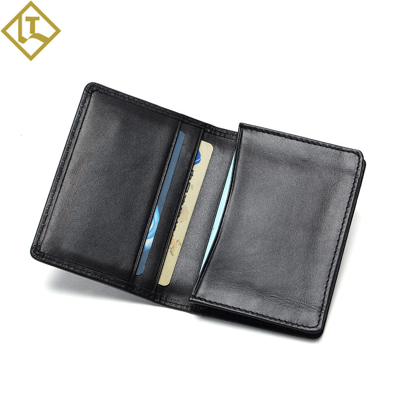 新款真皮卡包 头层牛皮商务卡包 防磁RFID名片包证件套多卡位卡套