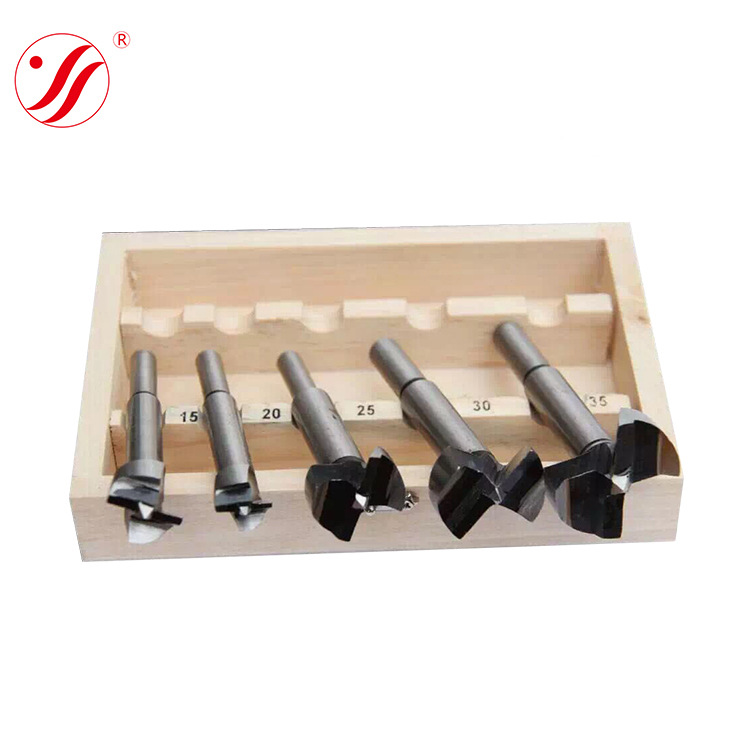 木工平翼钻组套 高碳钢带齿明口 开孔钻 扩孔钻 工具组套