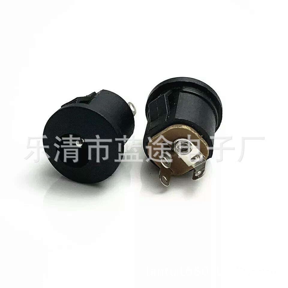 厂家生产DC电源插座DC-022A 5.5*2.1 卡式DC母座卡式安装充电口