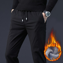 加绒加厚裤子男冬季休闲裤冬天2019新款百搭男士修身小脚韩版潮流