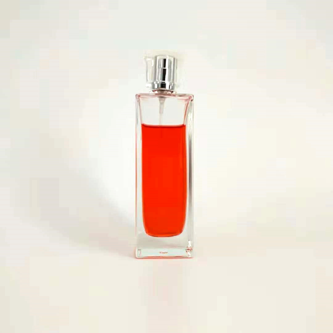 现货供应100ML长方体香水瓶透色玻璃瓶密封礼盒高档精油礼盒装