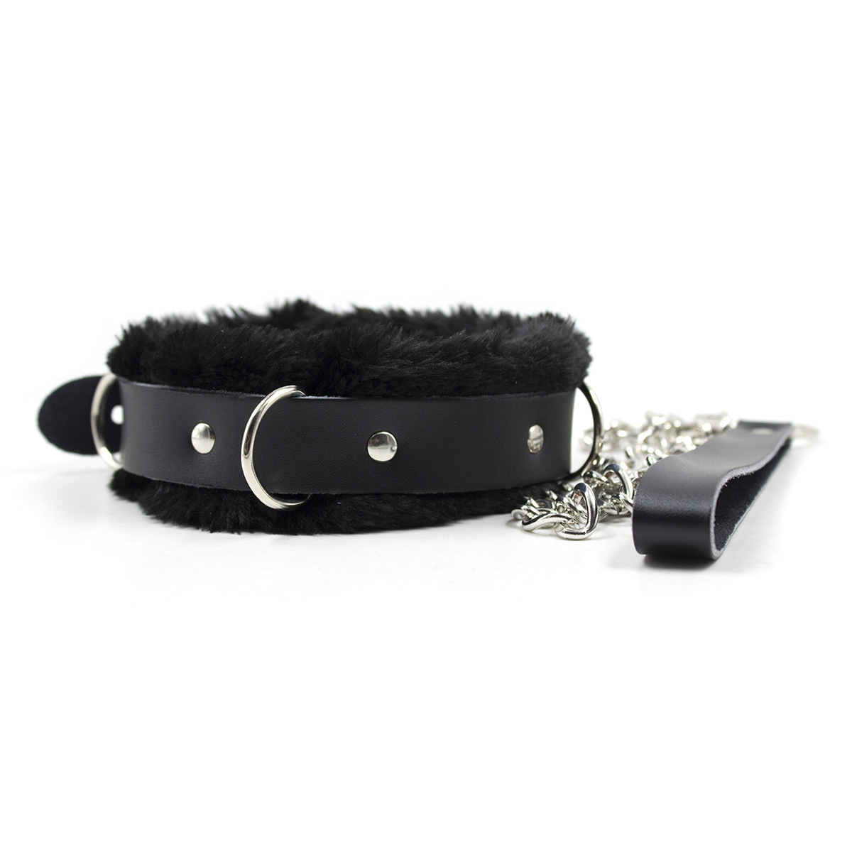 Venta al por mayor de fábrica de juguetes sexuales, collares de peluche, collares de cuero, anillos para el cuello, cadenas para perros, correas para el cuello, juguetes alternativos.
