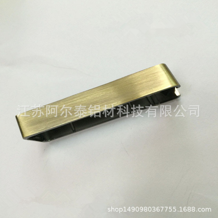 铝合金拉丝电镀古铜加工 古朴自然 复古感强