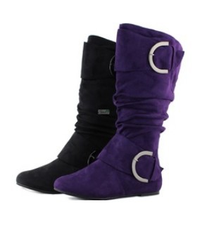 Bottes femme en Daim - Ref 3355376 Image 4