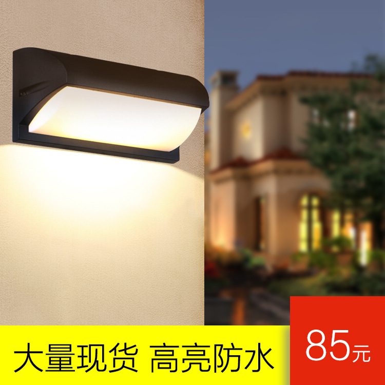 Outdoor wall LED Waterproof garden lights outdoor balcony EXTERIOR Proof lights new pattern American style Highlight Wall lamp