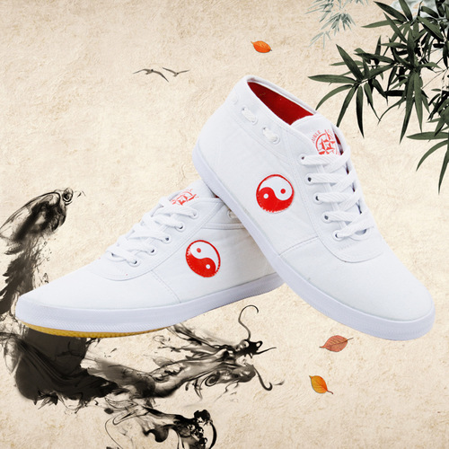 Double Star High Top Martial Arts Shoes Tai Chi Shoes Winter Model Fleece Trainers Fitness Shoes Unisex Sports Shoes Calfskin Sole
