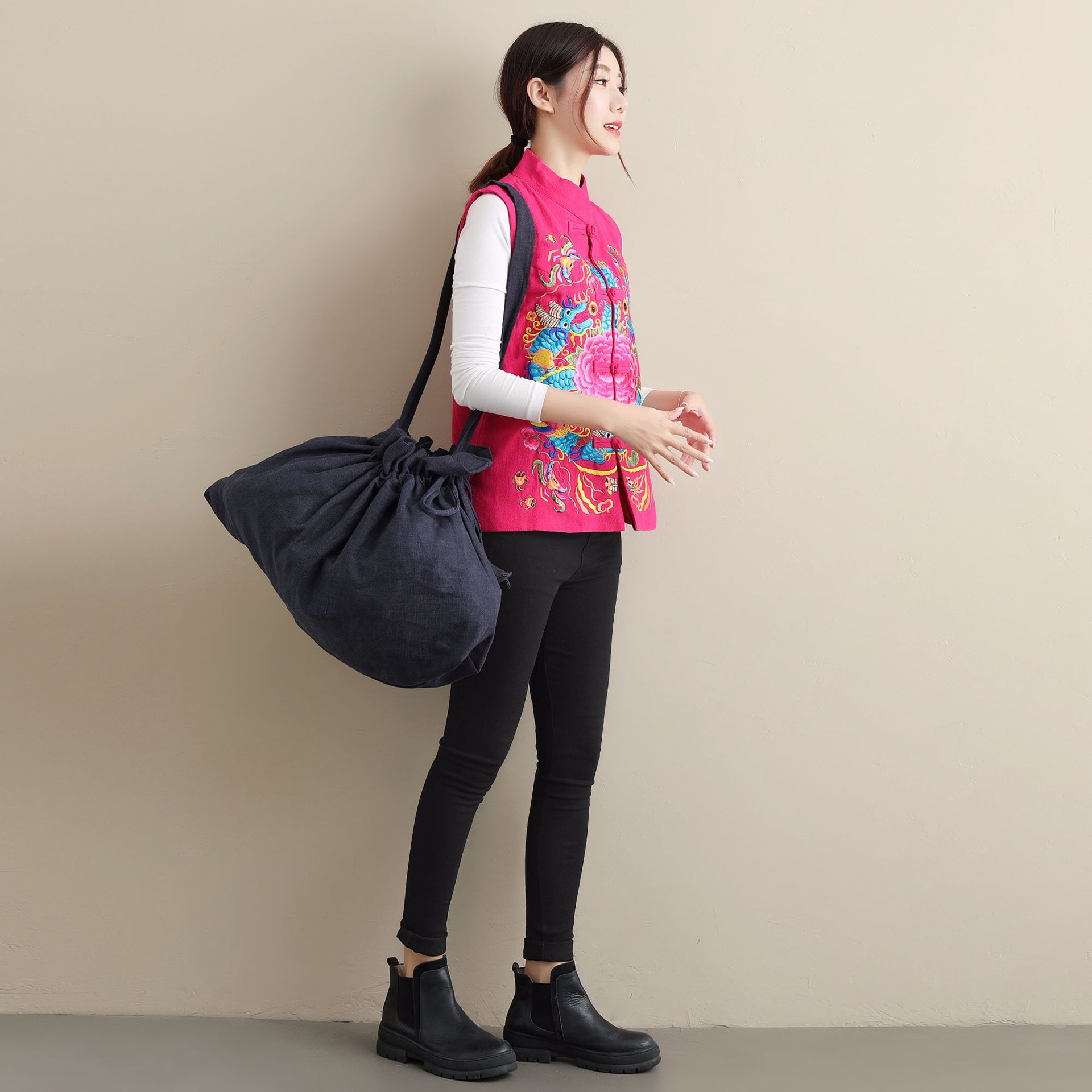 Gilet femme MA FAN TISSU en Coton - Ref 3316321 Image 56