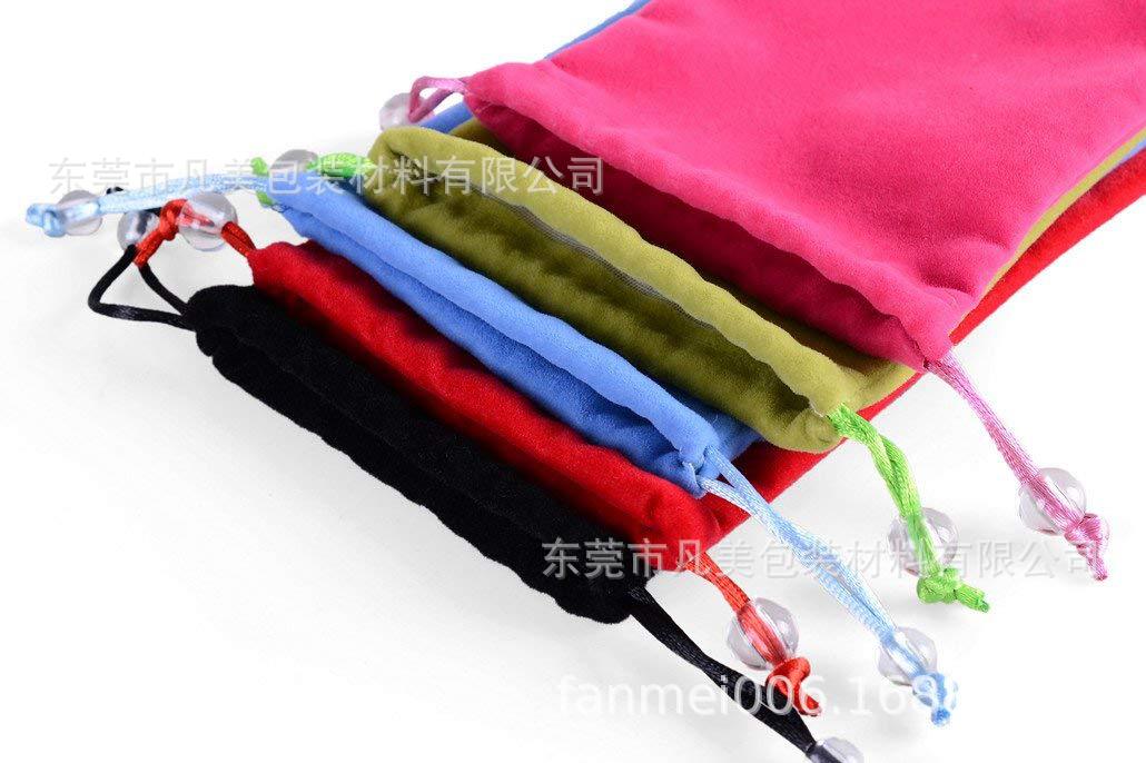 厂家供应超细纤维眼镜布清洁布 双面耳机收纳束口袋 手机抽绳袋