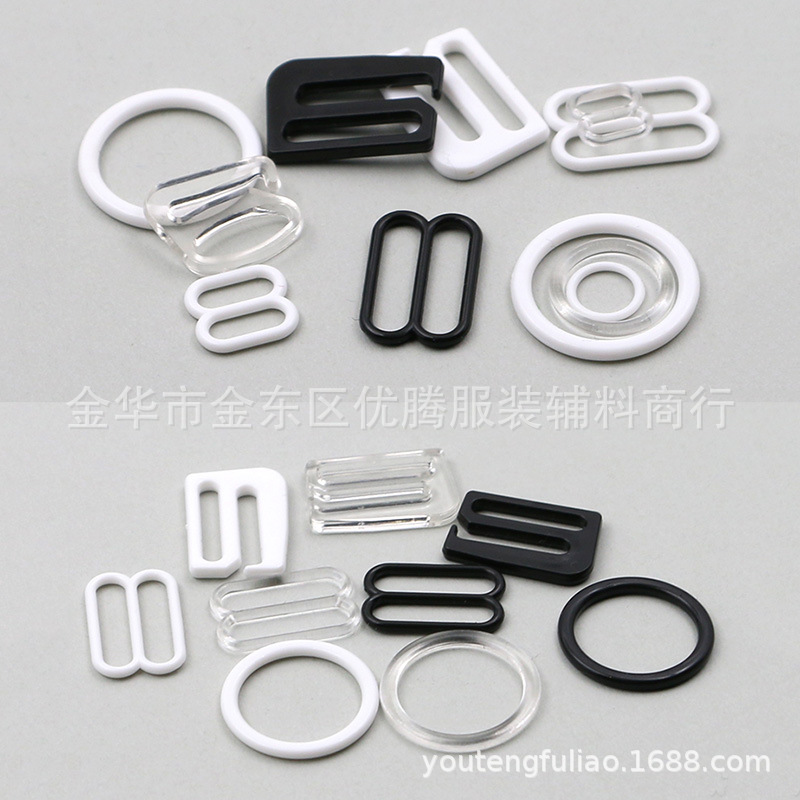 goods in stock wholesale Plastic Bra buckle 0/8/9 environmental protection Underwear adjust Strap buckle Swimwear accessories