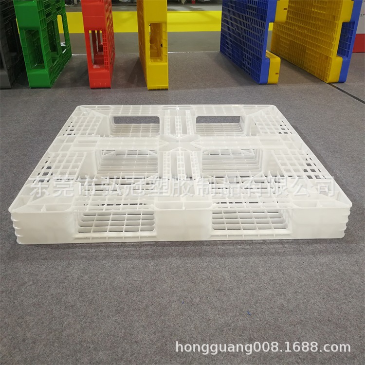 供应咸宁 十堰 白色田字形塑料托盘 双面网络卡板 防静电卡板
