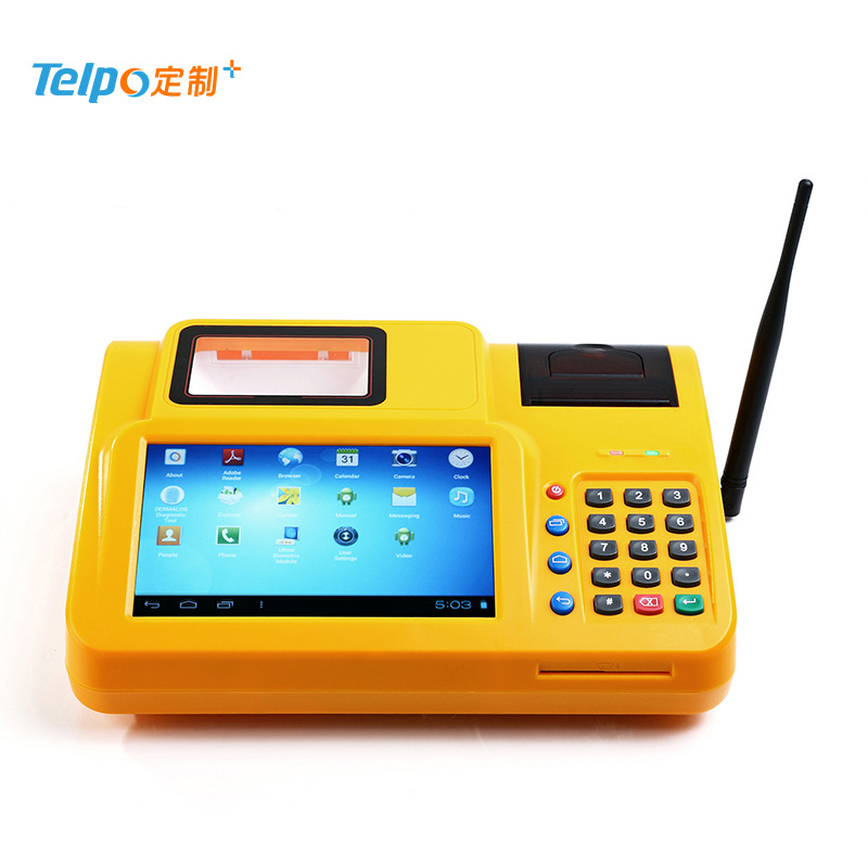 Mini Business Hall Open an account and write a card Aerial recharge direct deal Electronic Channel intelligence terminal TPS550