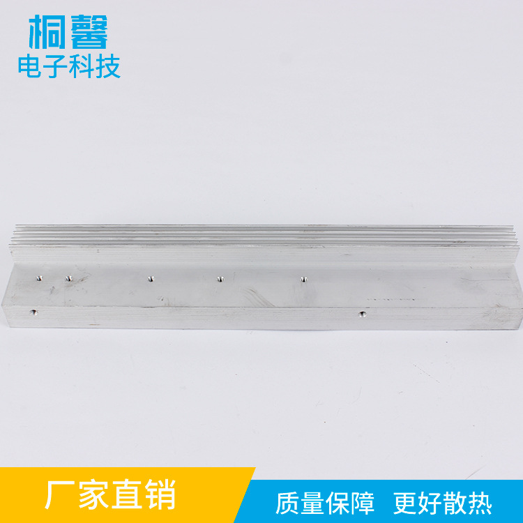 厂家供应纯铝散热器电源外壳异形方管铝型材散热器电子梯形散热片