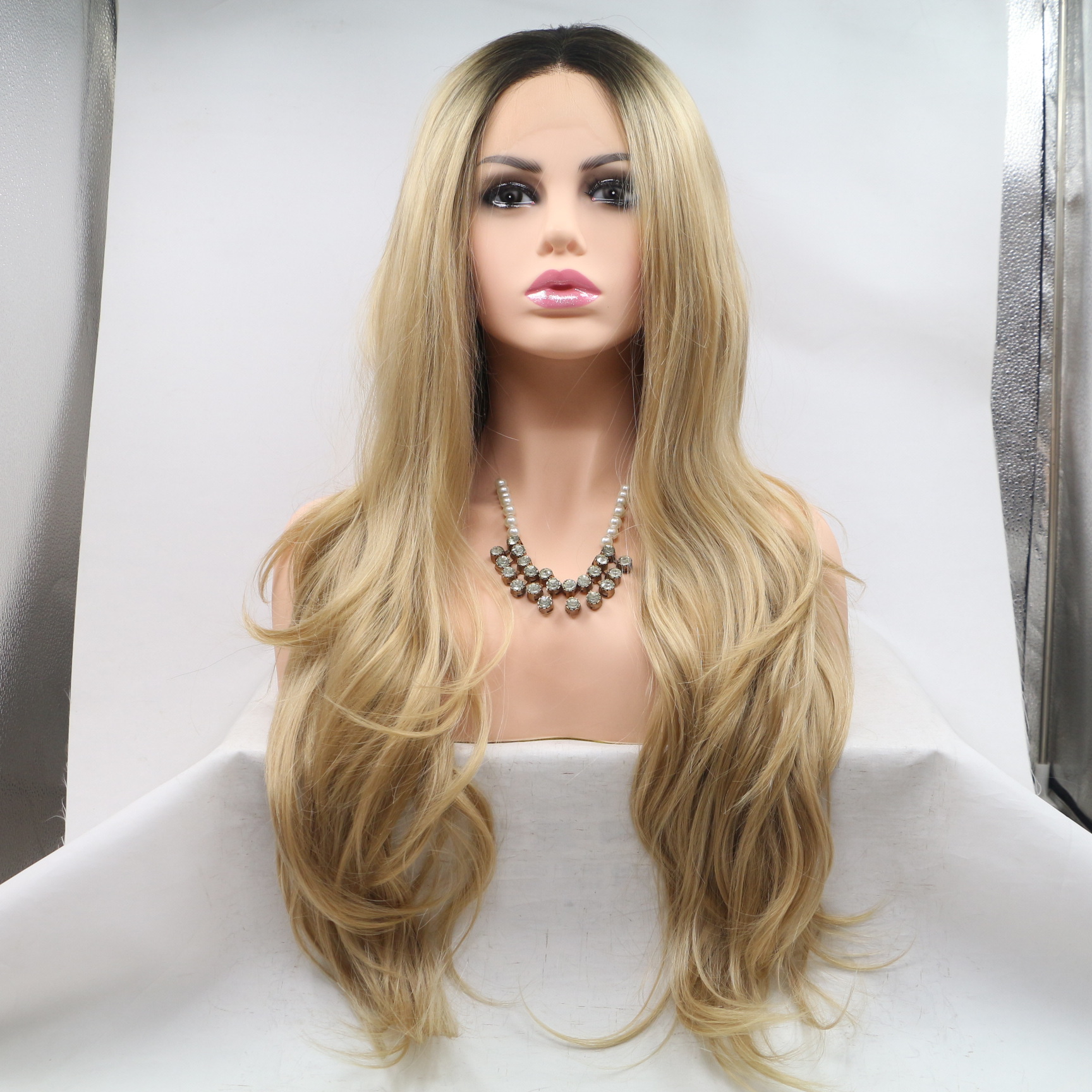 golden wig