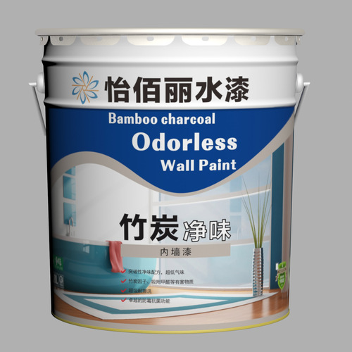 Factory direct supply of white super easy-to-wash bamboo charcoal, odor-free, anti-formaldehyde five-in-one interior wall paint, latex paint, wall paint