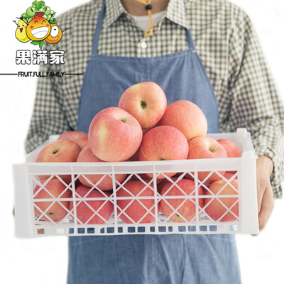 【果满家】 2019年大沙河红富士蜜甜糖心丑苹果10斤净重8.0-8.5斤|ms