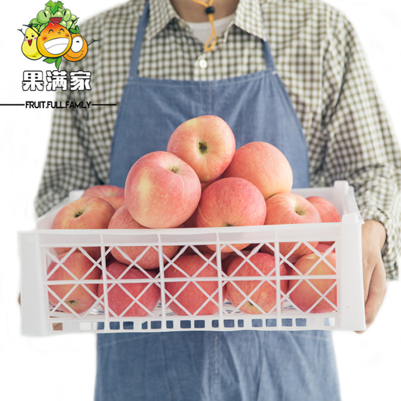 【果满家】 2019年大沙河红富士蜜甜糖心丑苹果10斤净重8.0-8.5斤|ms