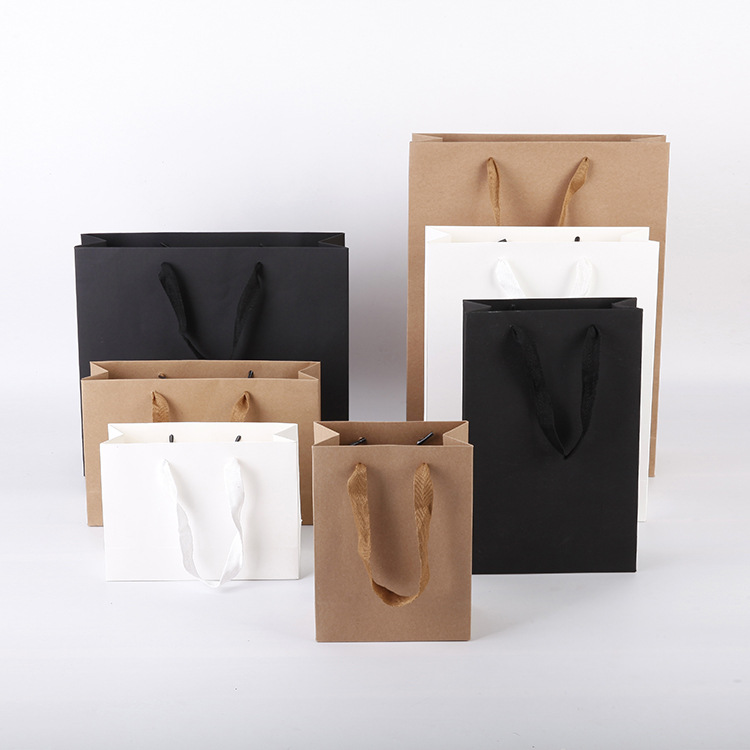 手提袋牛皮纸礼袋服装包装袋外卖包装手提纸袋礼盒袋子可印logo