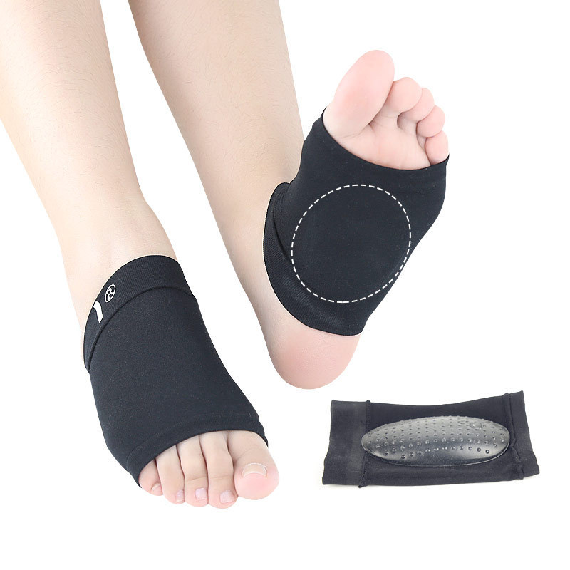 Flat foot point elastic massage insole arch pad wholesale SEBS bandage in stock massage socks foot heart men and women black Flat foot point elastic massage insole arch pad wholesale SEBS bandage in stock massage socks foot heart men and women black