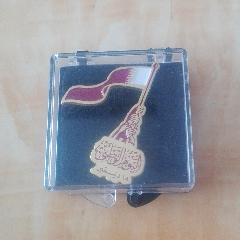 卡塔尔国旗徽章 (7)