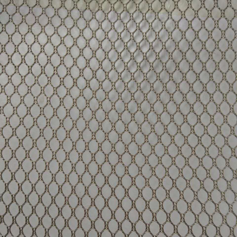 Manufactor Direct selling knitting Polyester fiber Mesh cloth Hexagonal Luggage and luggage Shoes toy Mesh cloth Mesh laundry bag