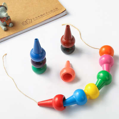 washing Plastic children finger crayon gift suit Color style 12 Graffiti Pen School