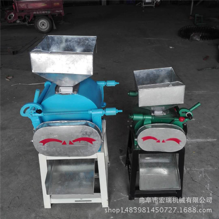 花生破碎机 家用花生切碎机 粮食加工设备3是1宏瑞HR12-20220电机