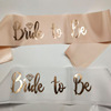 Bride strap rose gold hot bride etiquette with single party BRIDE to be