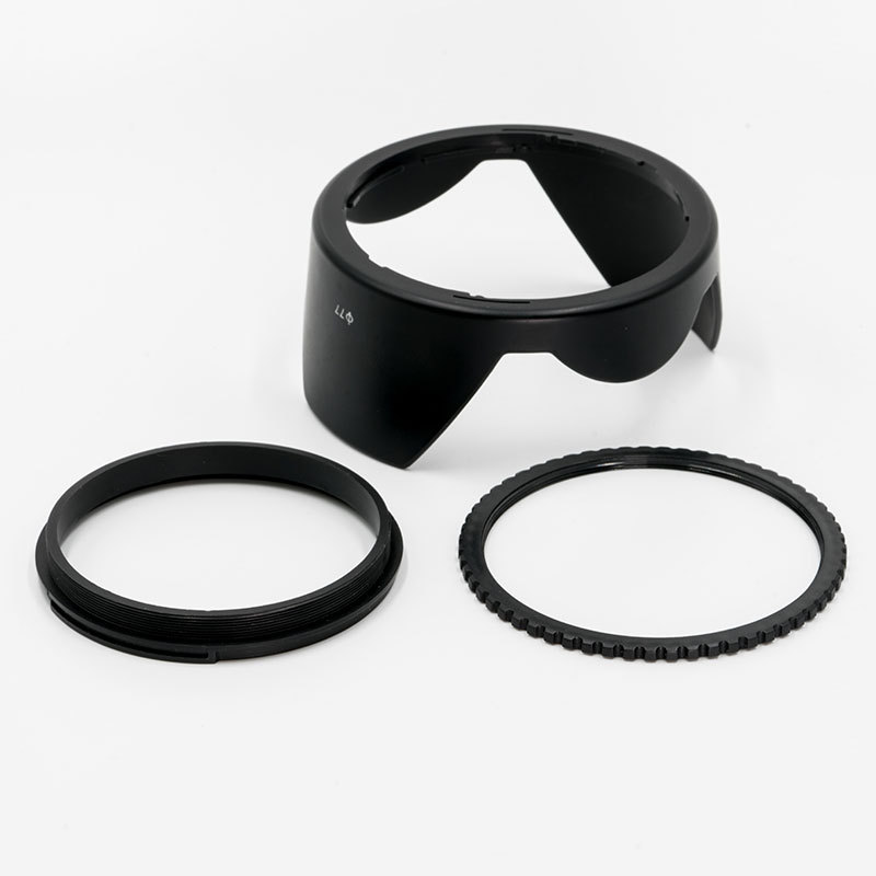 格林尔77mm可反扣梅花遮光罩单反相机镜头配件摄影摄像镜头遮阳罩|ms