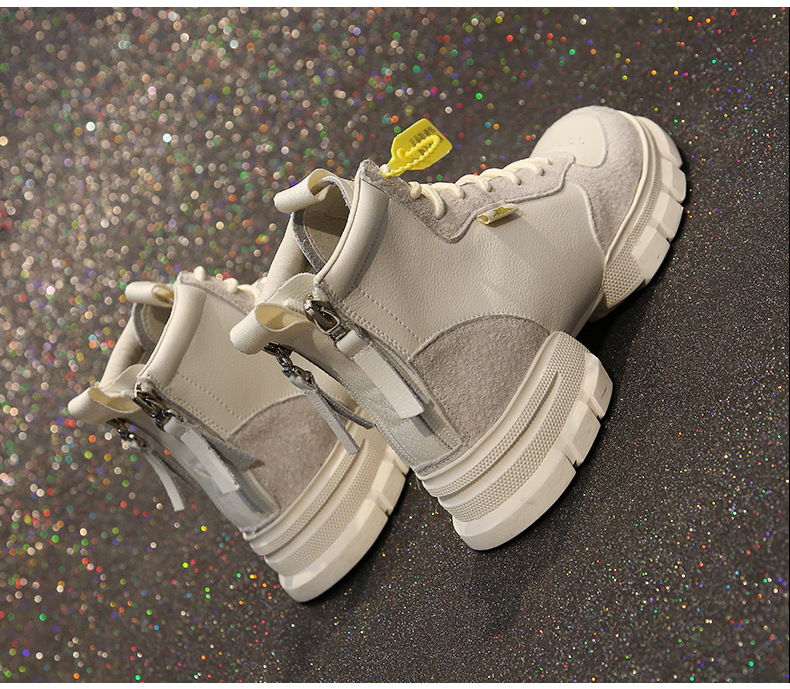 Bottes femme DAFEIOU     en En cuir - Ref 3355346 Image 25