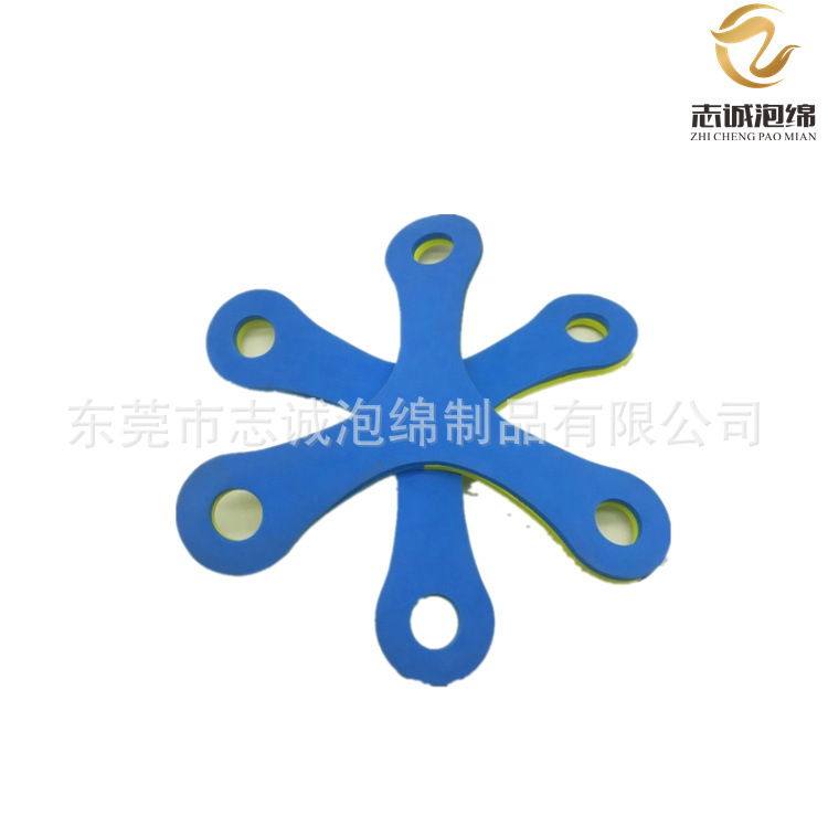 【志诚供应】15MM 蓝色EVA线切割半开口防撞方块 汽车玻璃防护