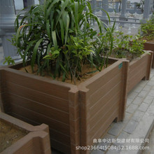 混凝土仿木花箱 落地式绿化带仿木花箱 景观工程厂家订制