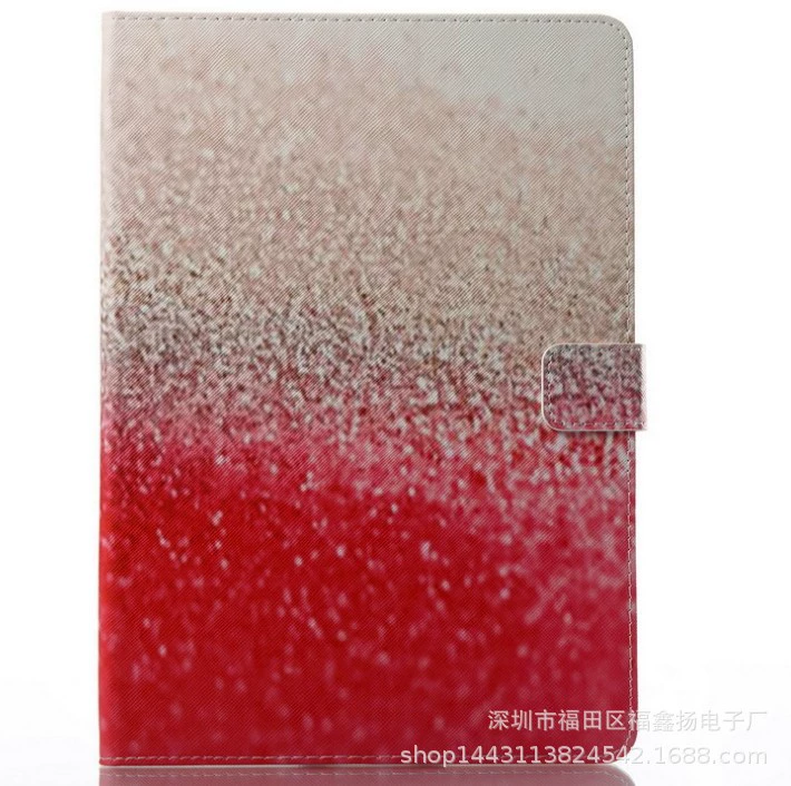 Подходящий чехол для iPad PRO 9.7 крашеный плоский кожаный чехол 10.5-дюйм Air 2 mini 4 вставляемая карта держатель защитная крышка