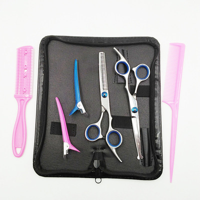 宠物剪刀套装宠物美发剪 理发套装弯宠物美容狗剪 美发剪刀套装