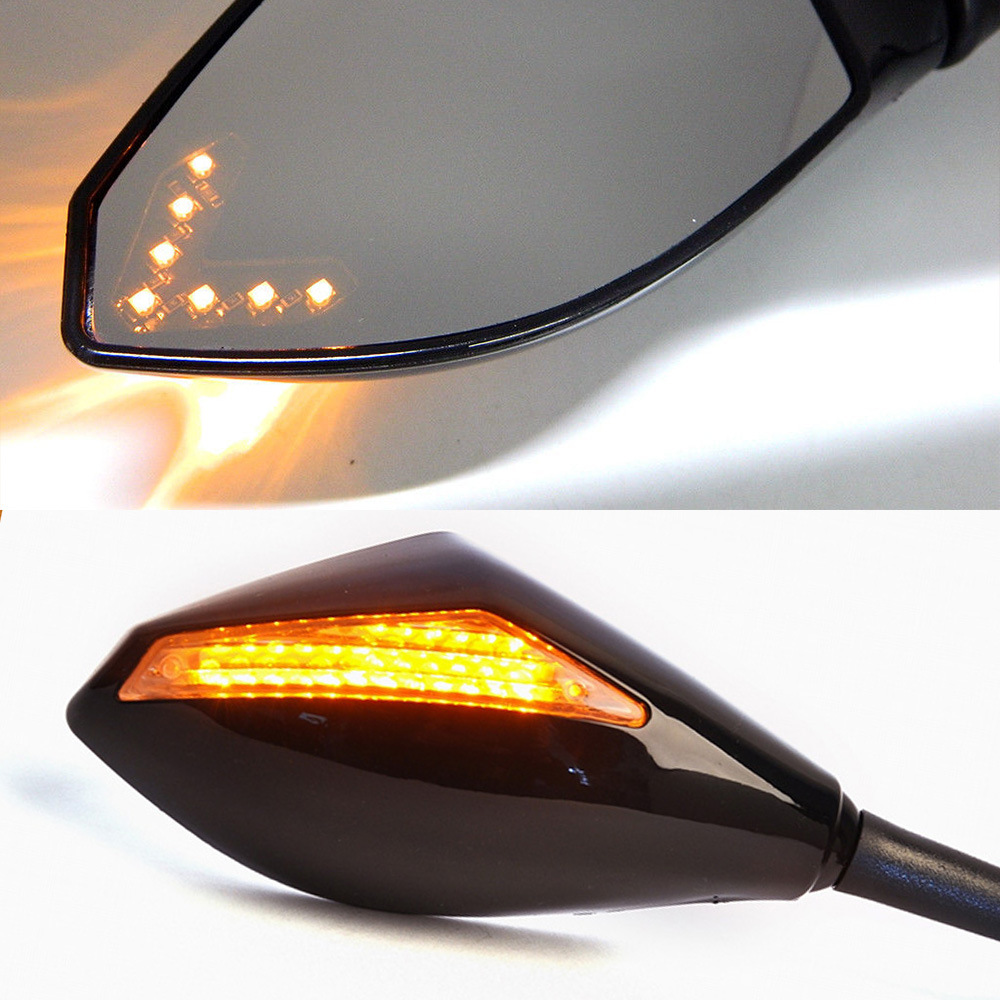Yentl LED With Light Rear View Mirror Rear View Accessories Motorcycle