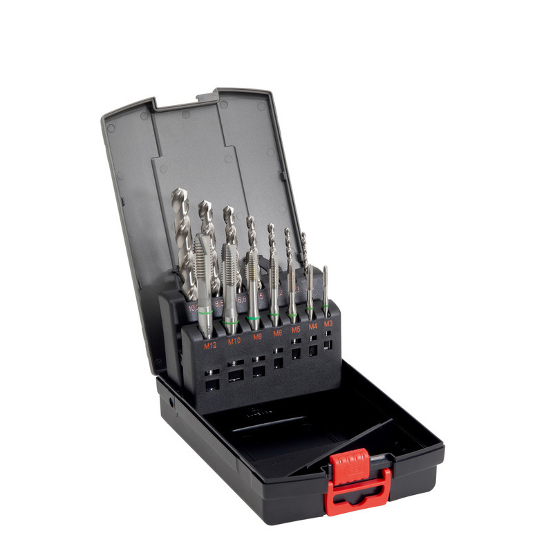 wurth/伍尔特盒装机用丝锥高速钢通孔机用丝锥组套(M3-12)8件