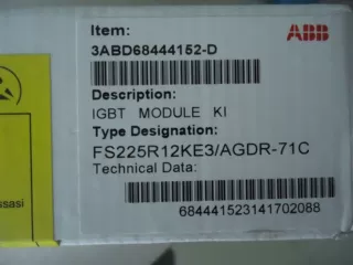 ABB IGBT模块FS225R12KE3/AGDR-71C        FS225R12KE3/AGDR-71C