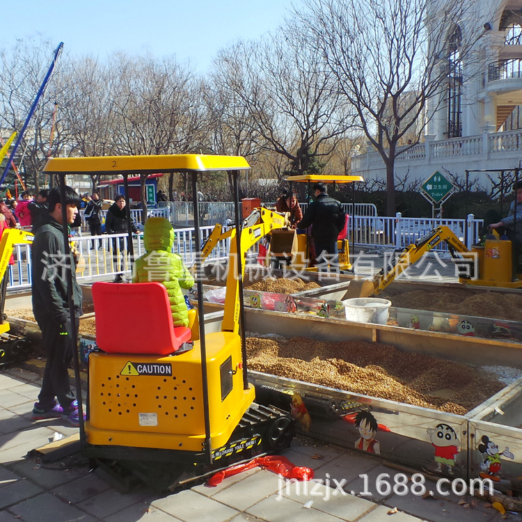 厂家生产优质360度旋转儿童挖掘机 液压操作系统儿童娱乐挖机价格