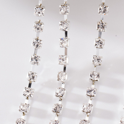 Claw diamond chain Wedding dress Jewelry parts DIY Mobile phone shell Stick drill Material Science Claw chain Rhinestone