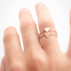 Accessory, one size ring with letters heart-shaped, Aliexpress, wish, simple and elegant design, European style