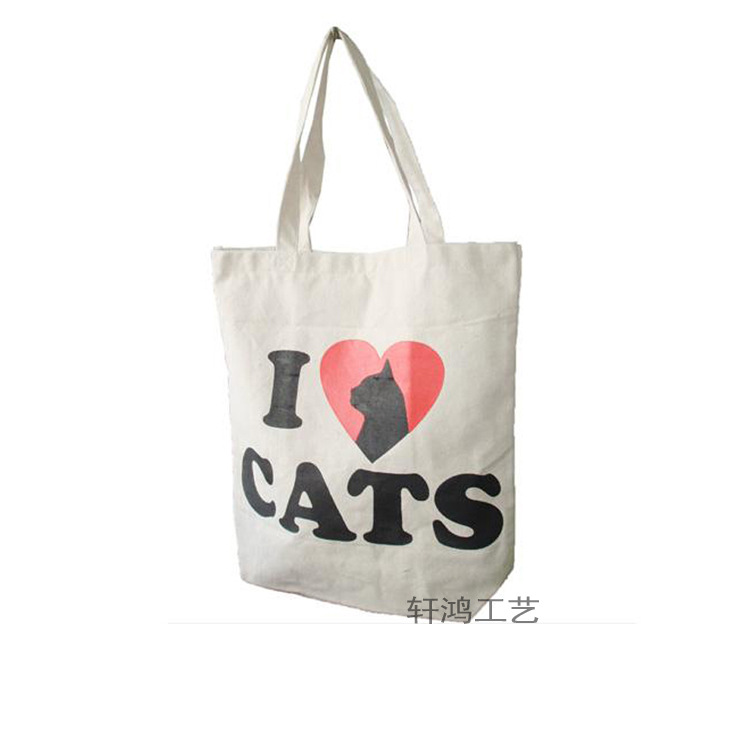 专业定制 烫金银手提袋 纯棉帆布袋 全棉帆布购物袋 广告棉布袋