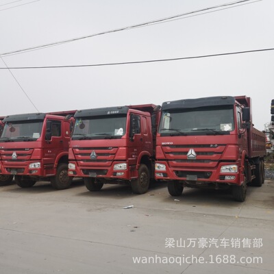 低价出售二手欧曼土方后双桥工程自卸货车翻斗后翻渣土车专用|ru